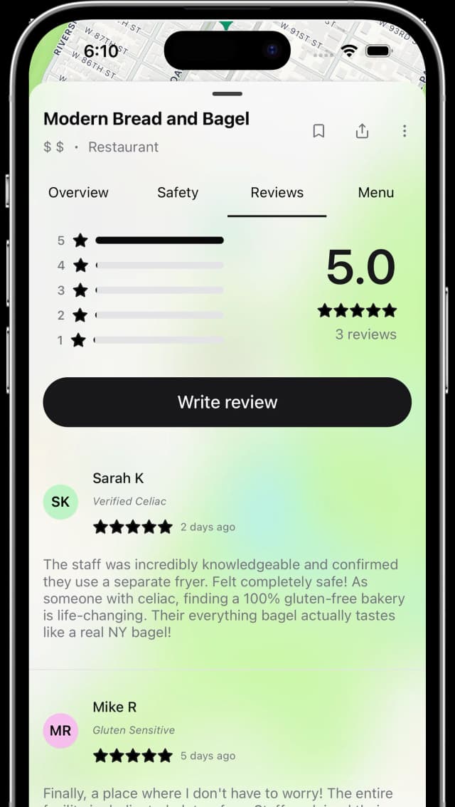 Trusted Community Reviews feature screenshot